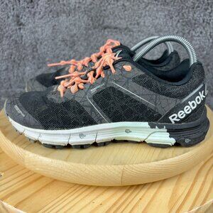 Reebok One Cushion 3.0 Running Shoe Womens Size 8 Sneaker Caterpy No Tie Laces